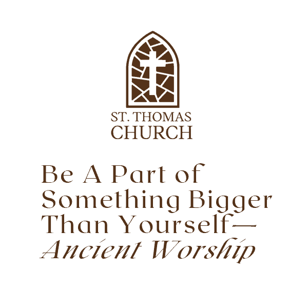 Be A Part Of Something Bigger Than Yourself- Ancient Worship